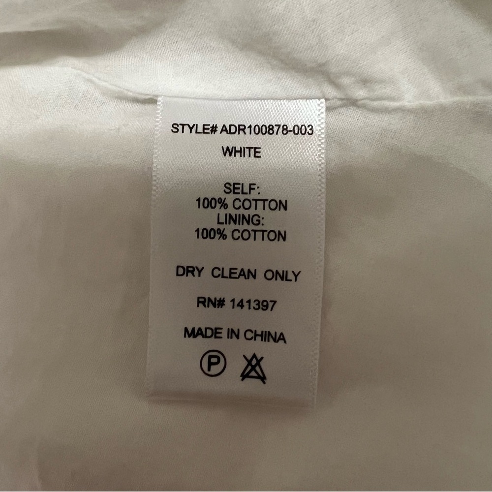 ASTR Poplin Tiered Maxi Dress in White Size XS - Picture 9 of 15